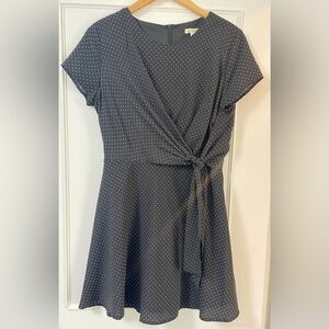 Black polka dot dress. Only worn once. Above knee length. Used like new. Size: S